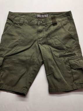 ⭐ Dickies Relaxed Fit Cargo Shorts Outdoor Utility Gorpcore Olive Green Size 6
